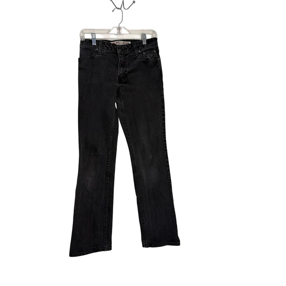 Harley-Davidson Black Woman Jeans Size 2 Regular